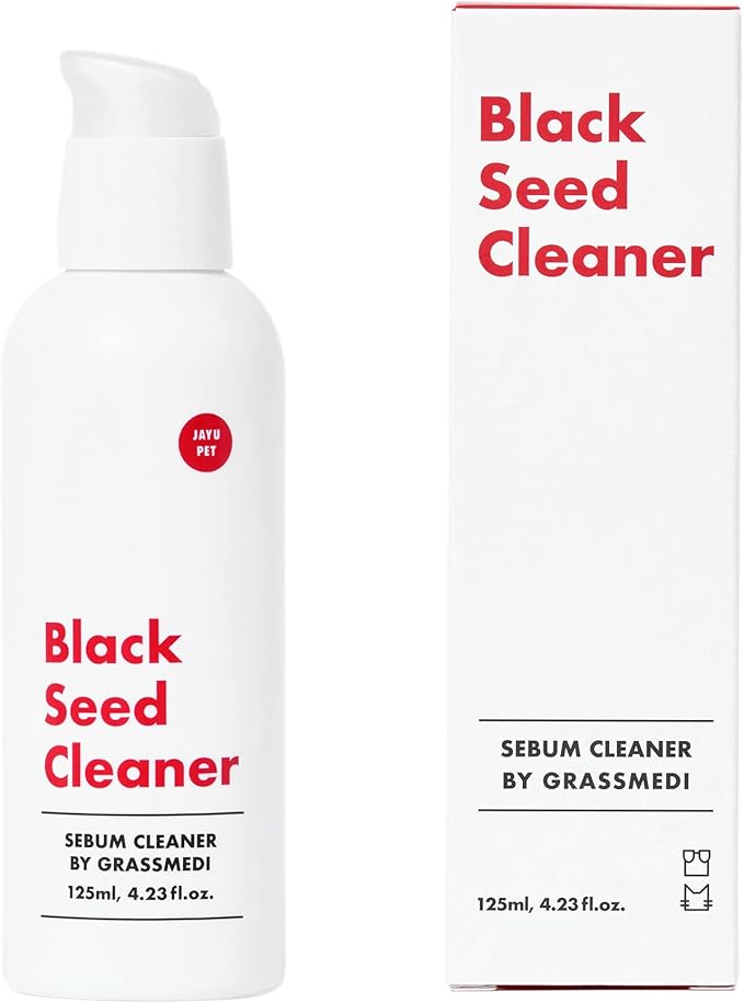 Black Seed Cleaner - Cat Chin Acne Treatment, Non-toxic Hypoallergenic Cleanser, 4.2 fl.oz (125ml)