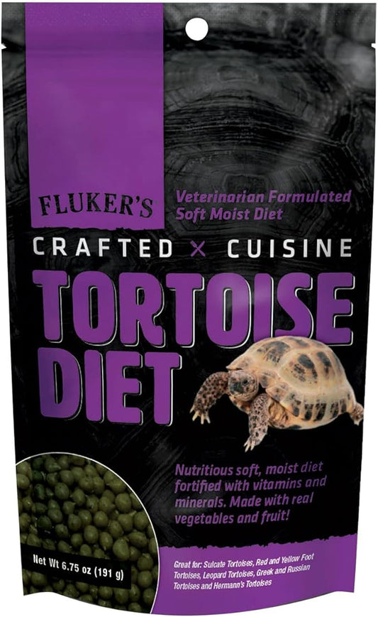 Fluker's Crafted Cuisine Diet, Tortoise Food, Made with Real Fruits & Veggies, 6.75 oz