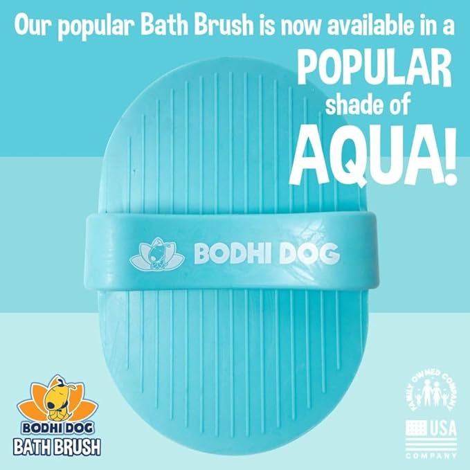 Bodhi Dog Shampoo Brush | Pet Shower & Bath Supplies for Cats & Dogs | Dog Bath Brush for Dog Grooming | Long & Short Hair Dog Scrubber for Bath | Professional Quality Dog Wash Brush