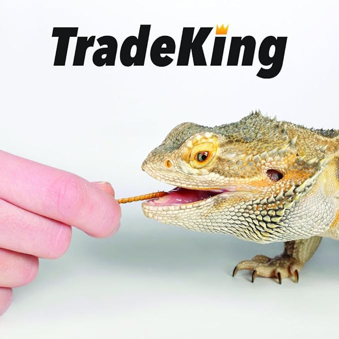 TradeKing 2 lb Dried Mealworms - High Protein Treat for Wild Birds, Chicken, Fish & Reptiles