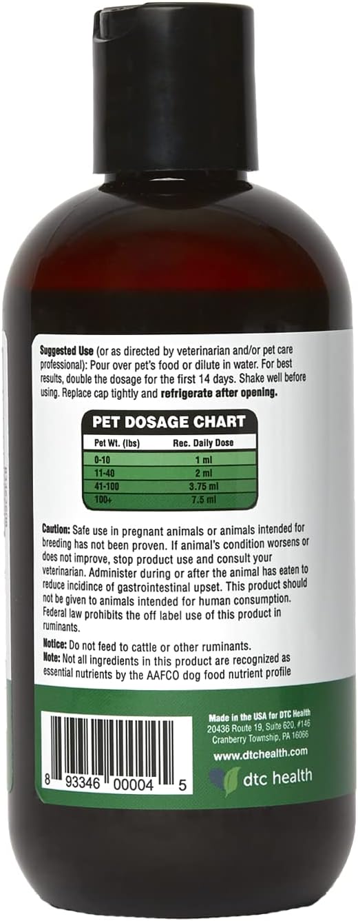 Pet Flexicose All Natural Dog Hip Joint Care and Support 3 Bottles Liquid Format