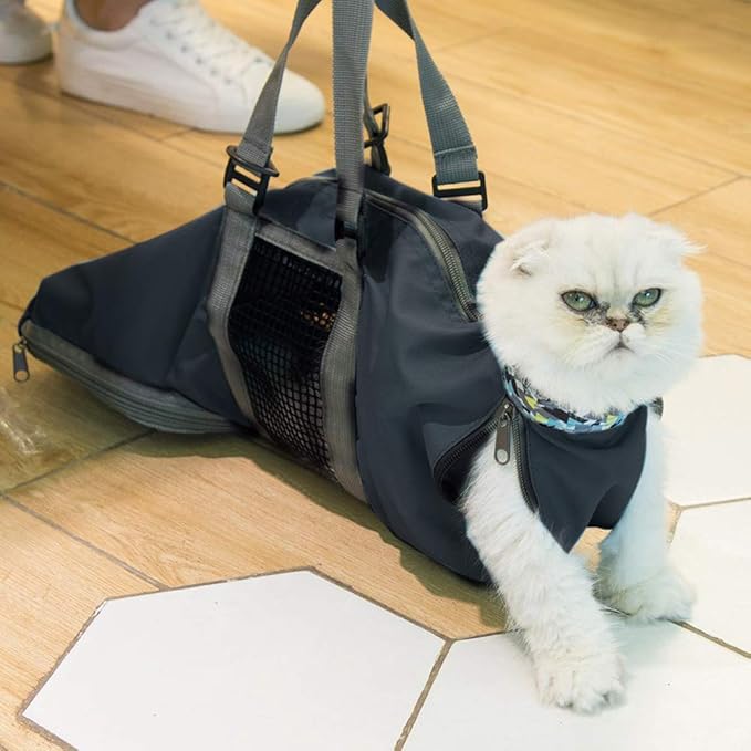 Cinf Cat Nail Clipping Cleaning Grooming Restraint Bag No Scratching Biting for Bathing Nail Trimming Injecting Examining