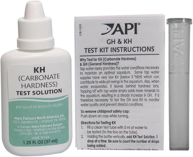 API CARBONATE HARDNESS TEST KIT Aquarium Water Test Kit