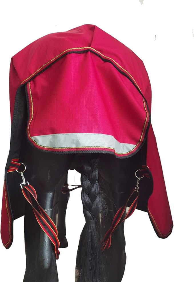 600Denier Waterproof and Breathable Horse Sheet Rip-Stop Turnout Rain Sheet Horse Blanket with Removable Leg Straps