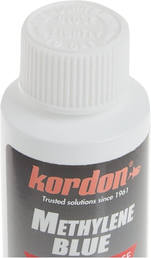 Kordon Methylene Blue Disease Preventative – Safe for Freshwater & Saltwater Aquariums, Prevents Fungal Infections & Treats Parasites, Reduces Fish Stress, 4-Ounces