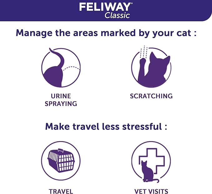 FELIWAY Classic Cat Calming Pheromone Spray (60 mL)