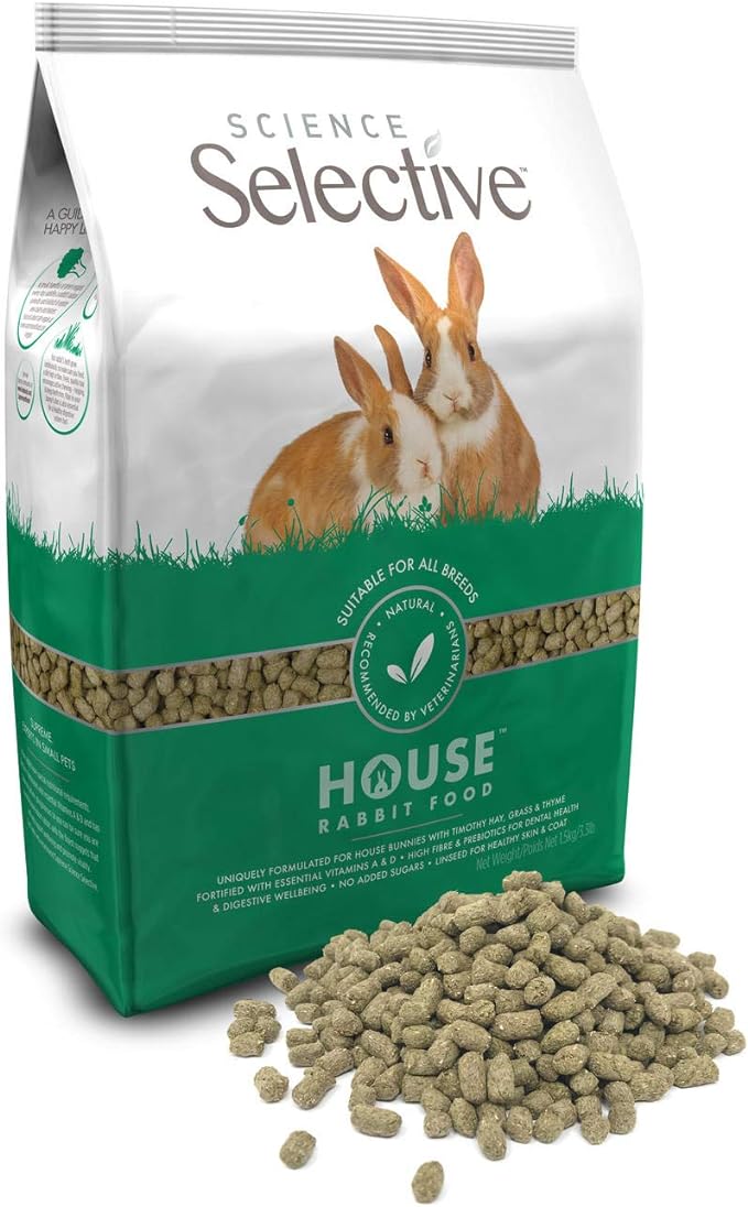 Supreme Petfoods Science Selective House Rabbit Food, Brown,Natural,52.8 ounces