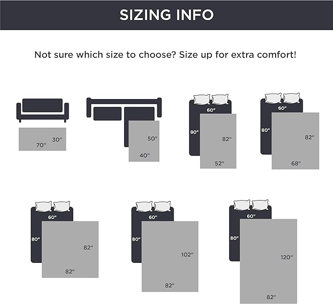 Bedsure 100% Waterproof Couch Cover for Dogs Washable - Non Slip Waterproof Dog Blanket for Couch Sofa, Lightweight Furniture Protector Durable for Pet Cat Puppy with Non-slip Bottom, Blue, 30x70IN