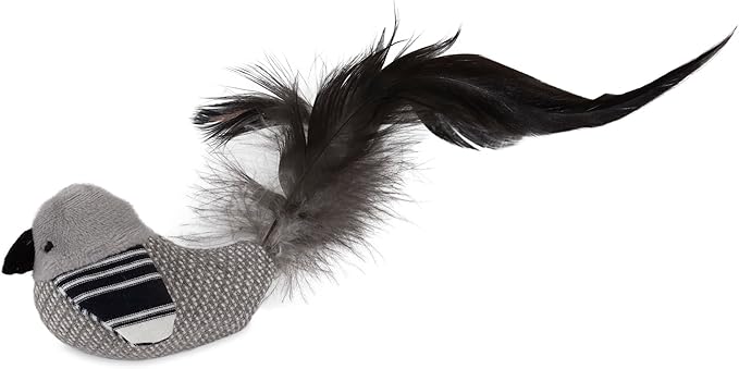 JW Cataction Black and White Bird Toy, Multi, One Size