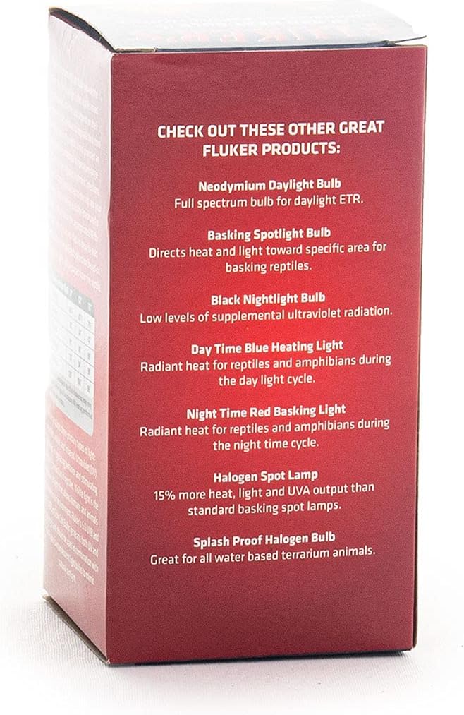 Fluker's 100 Watt Red Heat Bulb for Reptiles, 1 Count