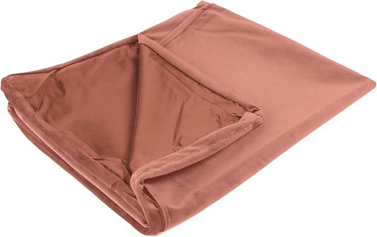 Best Friends by Sheri Dog Bed Cover Replacement for Nap Mat Dog Bed, Velvet, Mauve, 27" x 36"