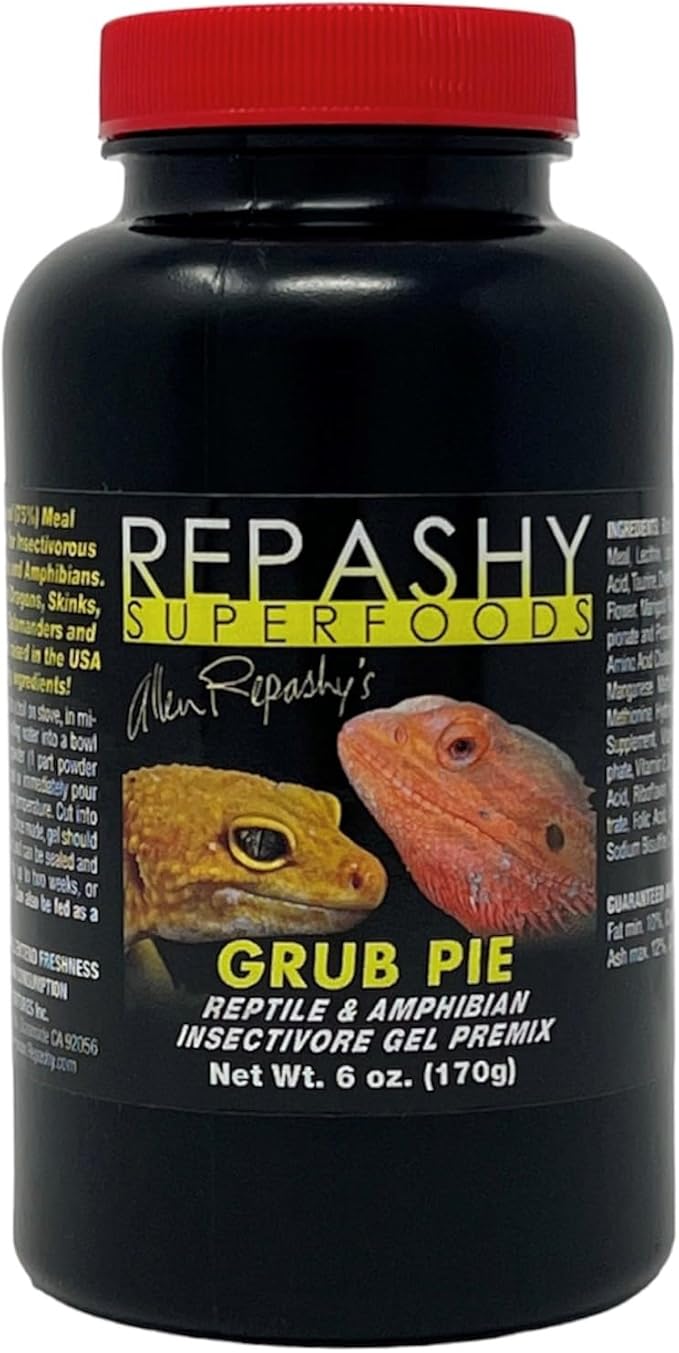 Repashy Grub Pie Insectivore Diet Gel Premix (Reptile) 6 Oz JAR