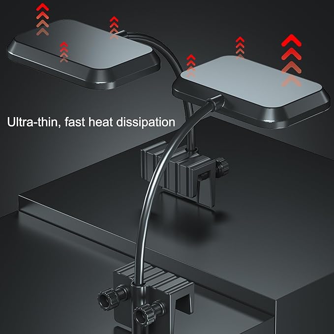 Carefree Fish Aquarium LED Light RA 92 USB 5V Fish Tank Clip Light 5730 13W 2PCS