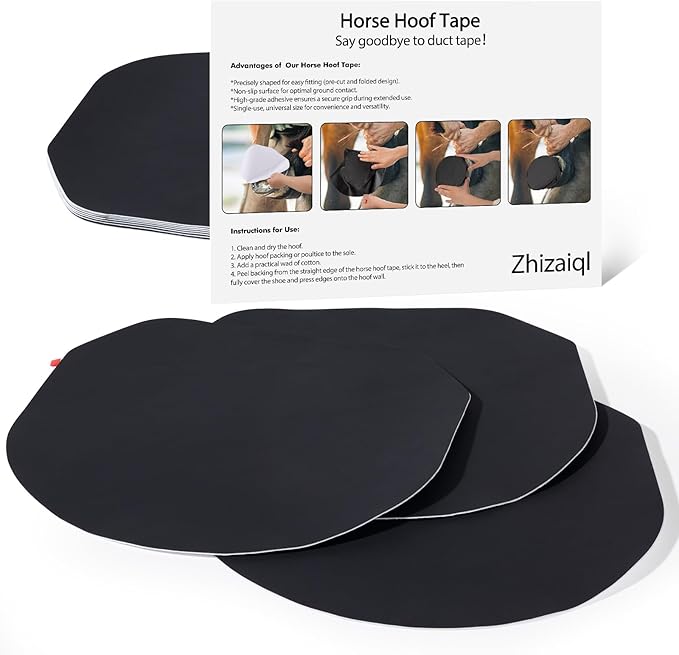 12 Pack Horse Hoof Tape, Strong Sticky Wraps, Convenient and Protective Solution for Wound Management and Laminitis Abscess Treatment