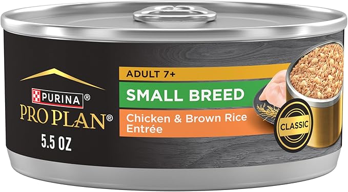 Purina Pro Plan Adult Small Breed Chicken and Carrots Entree in Gravy Wet Dog Food for Small Dogs - (Pack of 24) 5.5 oz. Cans