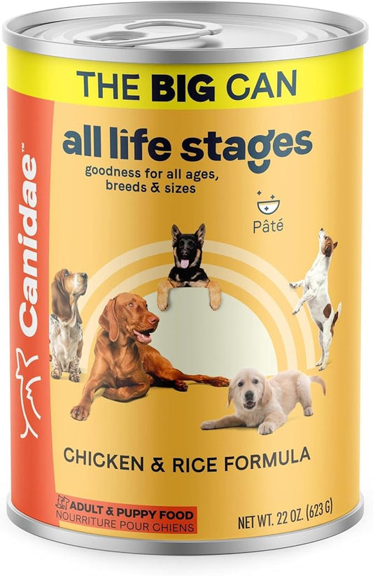 Canidae All Life Stages Wet Dog Food, Chicken & Rice Formula, 22 oz., Case of 12