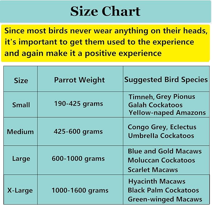 Large Bird Harness and Leash, Bird Harness for Large Parrot, Adjustable Parrot Training Flight Harness Leash for Medium Large Bird Parrot African Grey Amazon Macaw (Green, S)