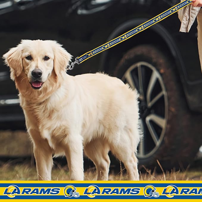 NFL PET Collar Los Angeles Rams Dog Collar, X-Large Football Team Collar for Dogs & Cats. A Shiny & Colorful Cat Collar & Dog Collar Licensed by The NFL