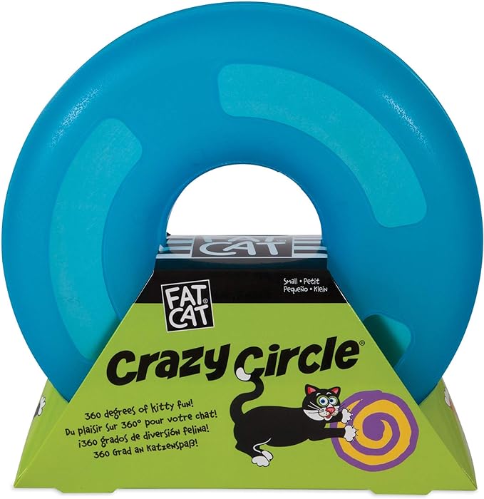 Fat Cat Crazy Circle with Catnip Ball Interactive Cat Toy