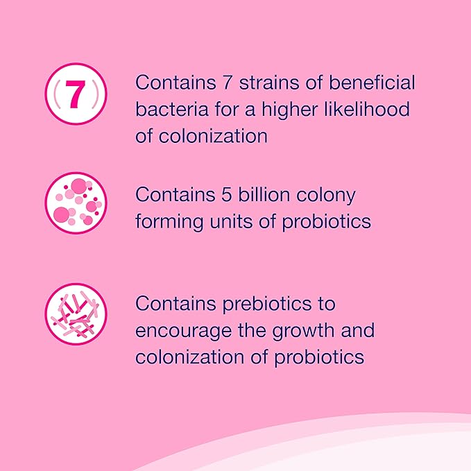 Proviable Digestive Health Supplement Multi-Strain Probiotics and Prebiotics for Cats and Dogs - With 7 Strains of Bacteria, 30 Capsules