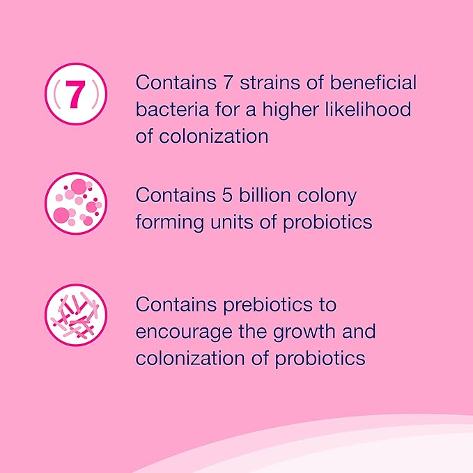 Proviable Digestive Health Supplement Multi-Strain Probiotics and Prebiotics for Cats and Dogs - With 7 Strains of Bacteria, 30 Capsules