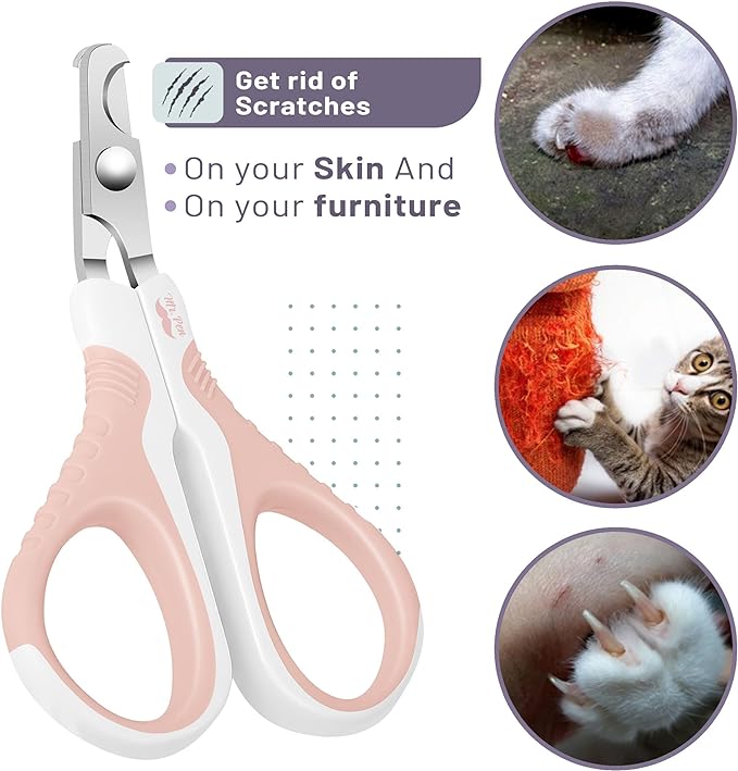 Mr. Pen- Cat Nail Clipper, Pink Cat Nail Trimmer, Cat Nail Clippers, Cat Claw Clippers, Cat Clippers for Nails, Pet Nail Clippers, Kitten Nail Clipper, Small Dog Nail Clipper, Cat Claw Trimmer