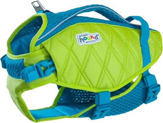Outward Hound Standley Sport Green Performance Dog Life Jacket, Large