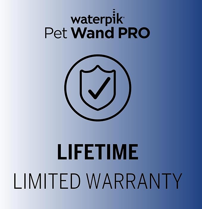 Waterpik Pet Wand Pro Dog Shower Attachment for Fast and Easy Dog Bathing and Cleaning, Indoor and Outdoor Sprayer Includes 8-Foot Flex Hose, Blue/Grey, PPR-252E