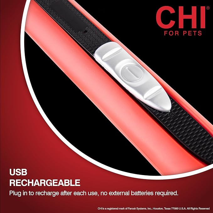 CHI for Pets Small Area Pet Hair Trimmer for Spot Trimming on Paws, Face and Ears | Sensitive Areas Fur Trimmer for Dogs or Cats | Face Trimmer for Dogs, Ear Trimmer for Dogs, Paw Trimmer for Dogs