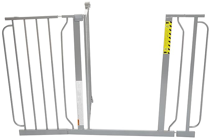 Regalo 37-Inch Extra Tall and 49-Inch Wide Walk Thru Baby Gate & Easy Step 49-Inch Extra Wide Baby Gate, includes 4-Inch and 12-Inch Extension Kit, 4 Pack of Pressure Mount Kit and 4 Pack