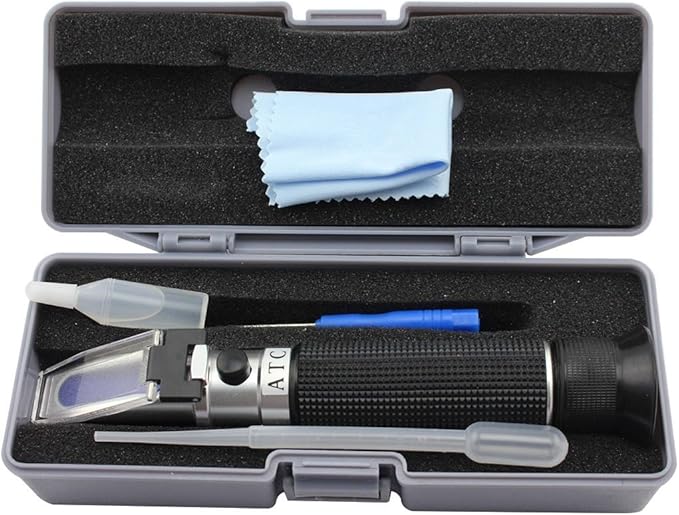 CORISRX BEST OF YOUR LIFESTYLE Dr. Marine Saltwater Marine Aquarium Salinity Portable Refractometer Meter ATC 0~10% Reef