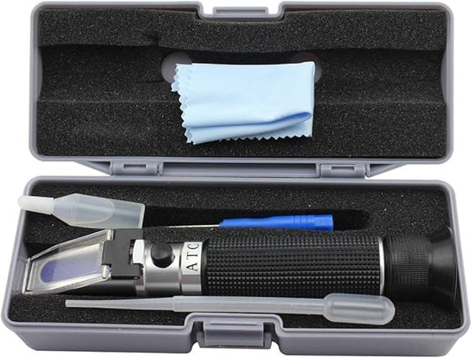 CORISRX BEST OF YOUR LIFESTYLE Dr. Marine Saltwater Marine Aquarium Salinity Portable Refractometer Meter ATC 0~10% Reef