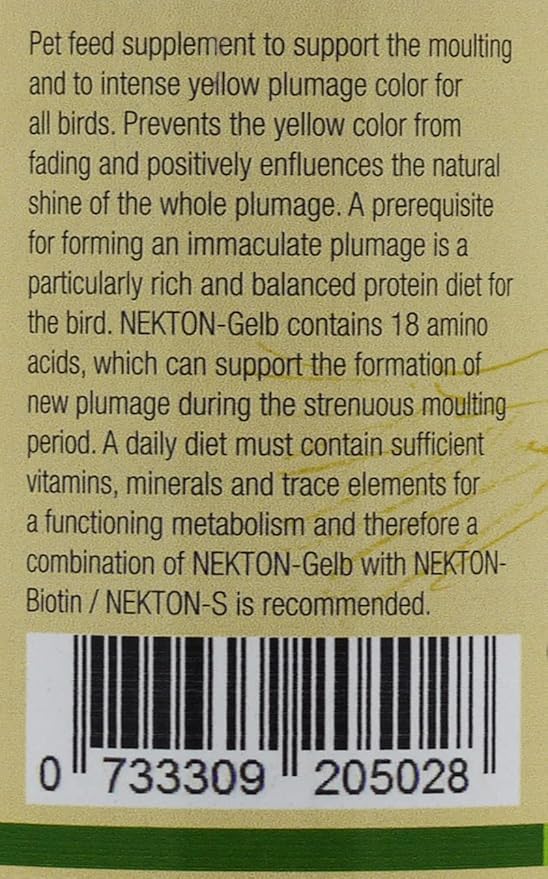 Nekton Gelb to Enhance Yellow Color in Birds, 60gm