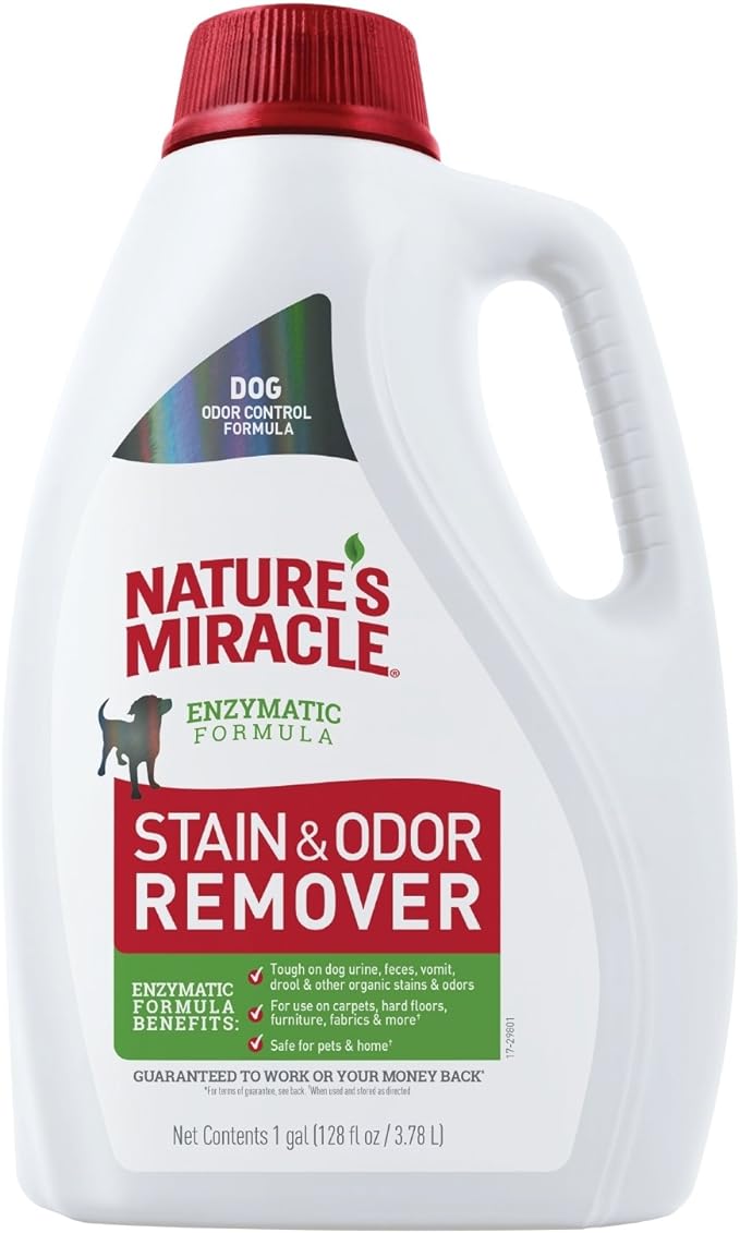 Nature's Miracle Dog Stain and Odor Remover, Safe for Your Pets & Home