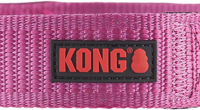 KONG Max HD Ultra Durable Neoprene Padded Dog Collar (Large, Pink)