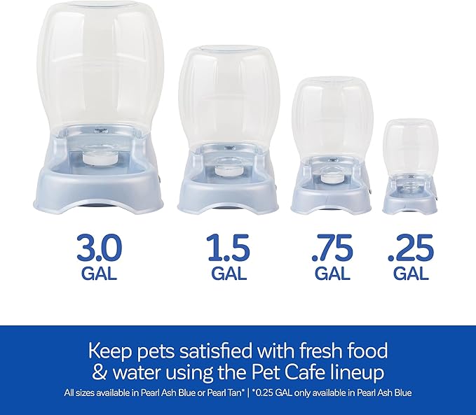 Petmate Pet Cafe Waterer Cat and Dog Water Dispenser 4 Sizes (Pack of 2)