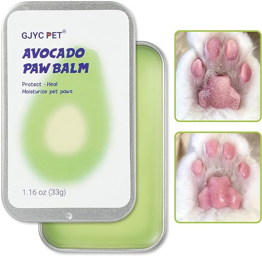 Avocado Paw Butter for Pets (33g) - Natural Moisturizing Cream for Dogs & Cats, Protects & Softens Paw Pads