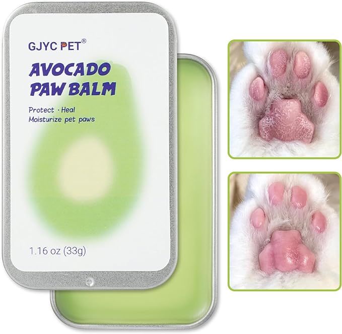 Avocado Paw Butter for Pets (33g) - Natural Moisturizing Cream for Dogs & Cats, Protects & Softens Paw Pads