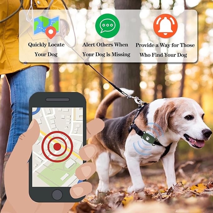 Waterproof Dog Collar Holder Compatible with Samsung Galaxy SmartTag2, Silicone GPS Tracker Hidden Loop Holder for Samsung Smart Tag2, Anti-Lost Dog Collar Samsung Tag2 Dog Paw Case(Green)