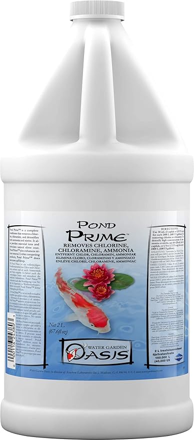 Seachem Pond Prime Water Conditioner - Chemical Remover and Detoxifier 20 L