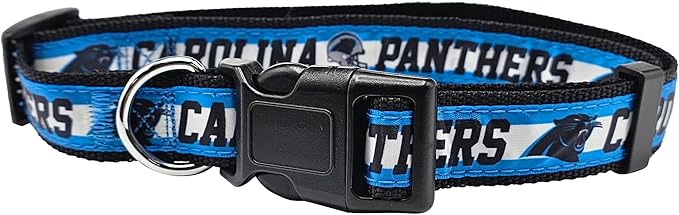 New & Improved Pets First NFL Carolina Panthers Licensed PET Collar, Large - Heavy-Duty, Strong, and Durable New Dog Collar. Available in 32 Football Teams and 4 Sizes