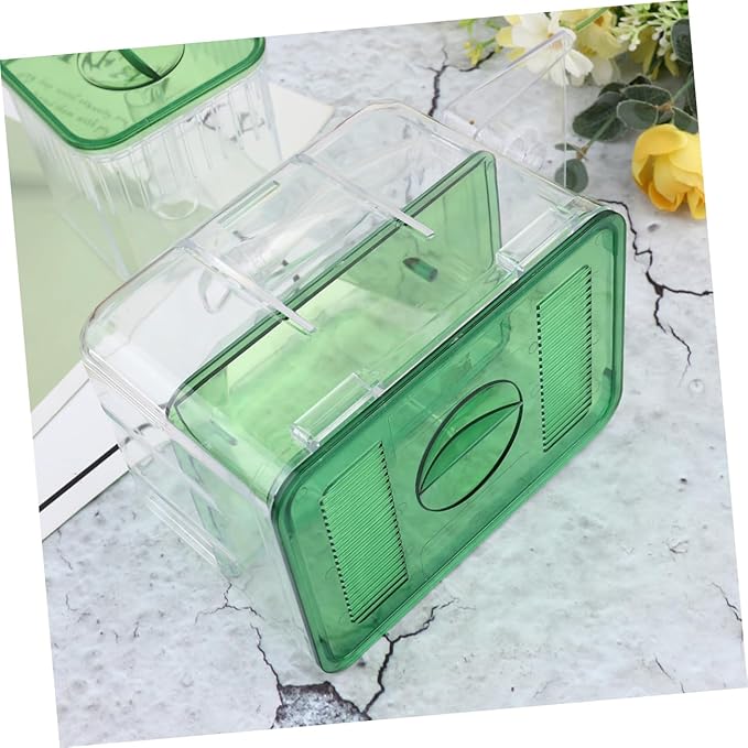 Fish Breeding Box, Transparent Aquarium Box Double Breeding Aquarium Fry Hatchery Breeding Box for Guppy Baby Fish Hatchery Fish Tank Divider