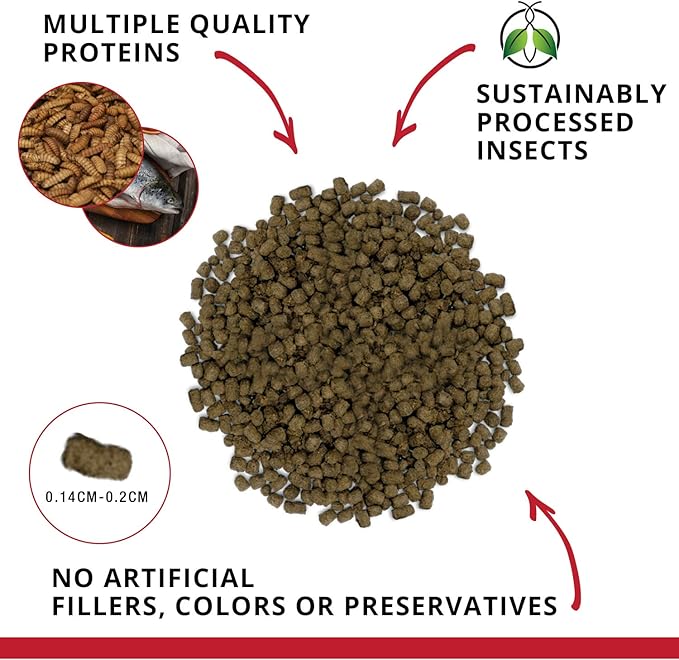 Fluval Bug Bites Cichlid Fish Food, Granules for Medium to large Sized Fish, 15.8 oz.
