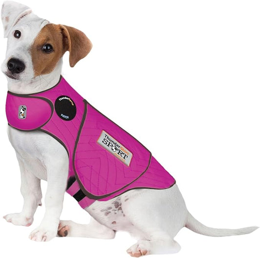 ThunderShirt for Dogs, Small, Fuchsia Sport - Dog Anxiety Relief Calming Vest