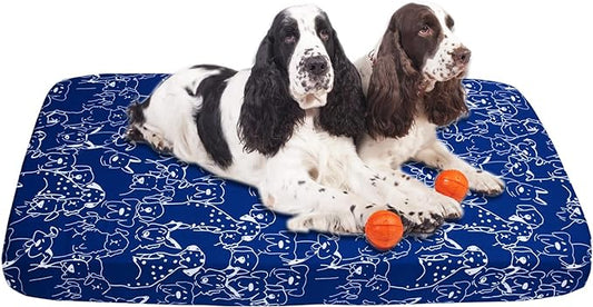 Dog Bed Cover-Washable Dog Bed Cover, Dog Bed Replacement Cover,Cotton Waterproof Warm Dog Mattress Cover,Bed Cover for Dog/Cat 58x28 Inches-Easy to Remove