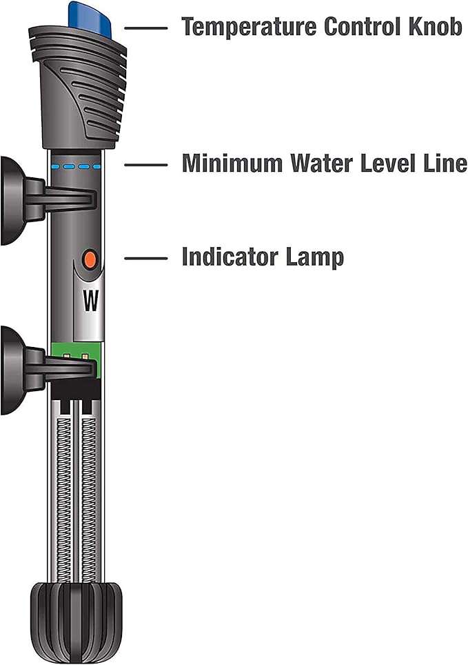 Aqueon Submersible Aquarium Heater, 300 Watts, Up to 100 Gallons