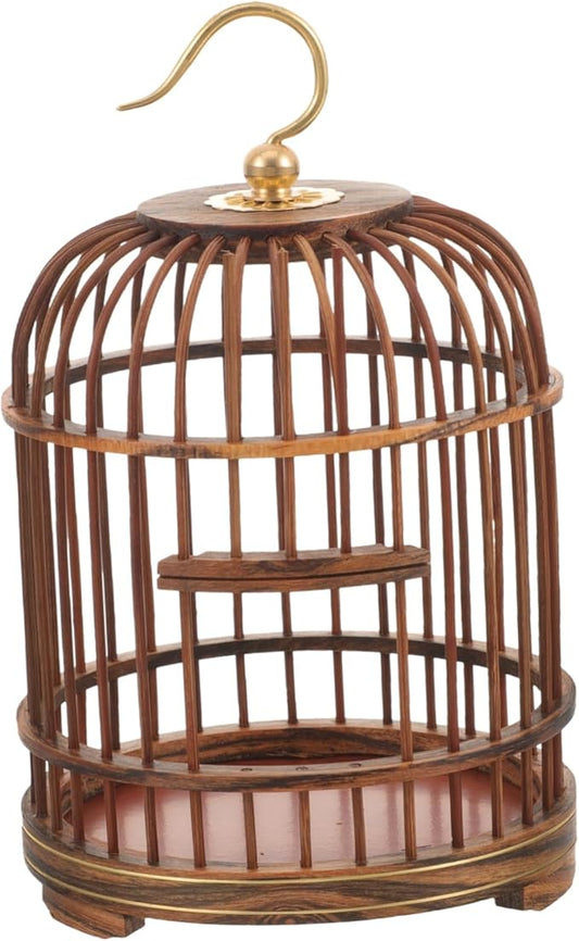 Vintage Decor Pet Cage Outdoor Cage ation Retro Decor Cages for Small Animals Hanging Cage Hanging Cage for Bird Hanging Cage for Small Animals Vintage Decorations Wooden