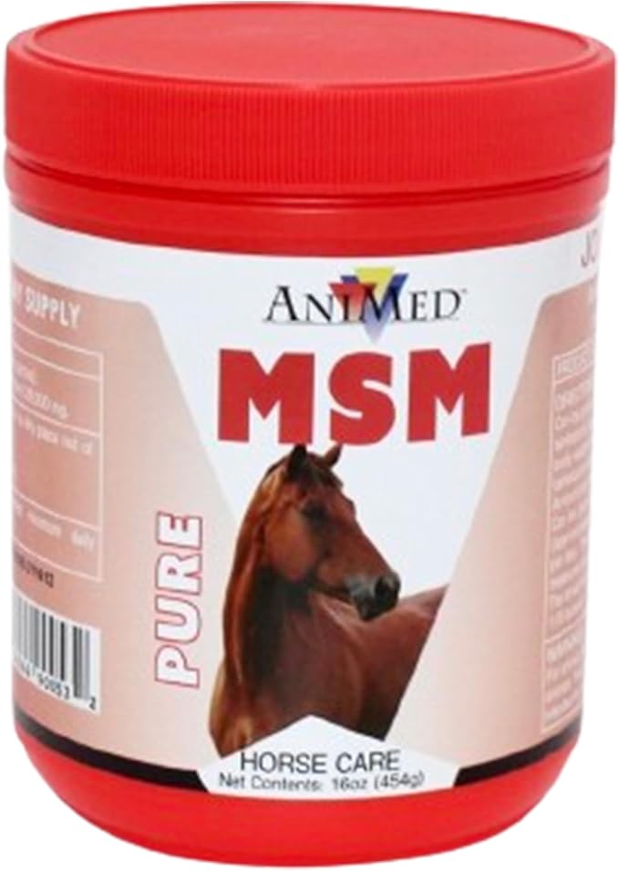 AniMed Pure MSM Supplement for Horses, 1-Pound…