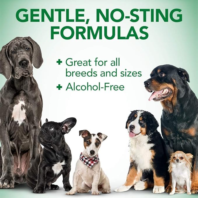 Vet's Best Dog Ear Cleaner Kit | Multi-Symptom Ear Relief | Wash & Dry Treatment | Alcohol-free, 4-oz bottle