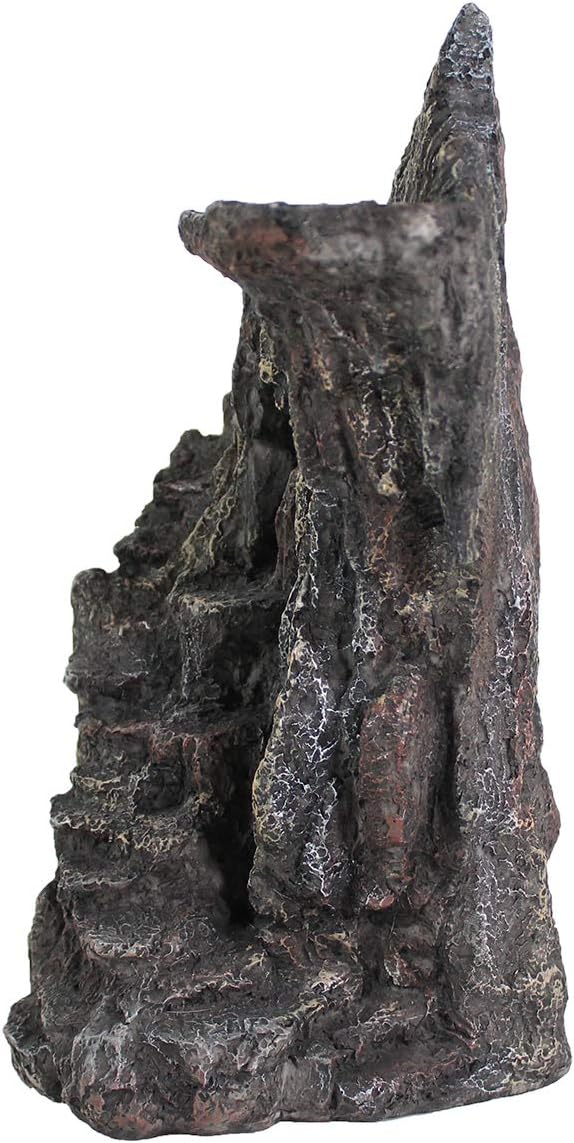 Penn-Plax (REP189) Reptology Shale Step Ledge for Aquariums & Terrariums, Adds Hiding Spots, Swim Throughs, Basking Ledges for Fish, Reptiles, Amphibians, and Small Animals (Large 2)